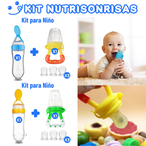 NUTRISONRISAS| Kit de Alimentación 3 en 1