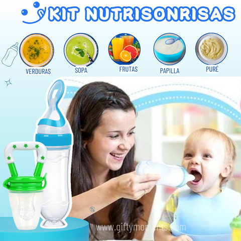 NUTRISONRISAS| Kit de Alimentación 3 en 1